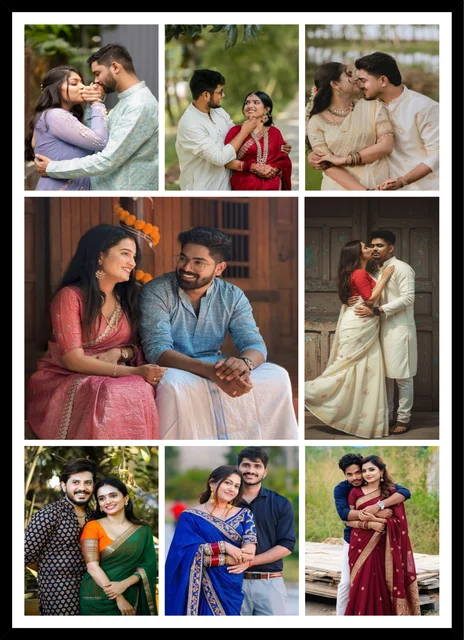 Personalized Moments Photo Collage Frame – Multi Picture Display