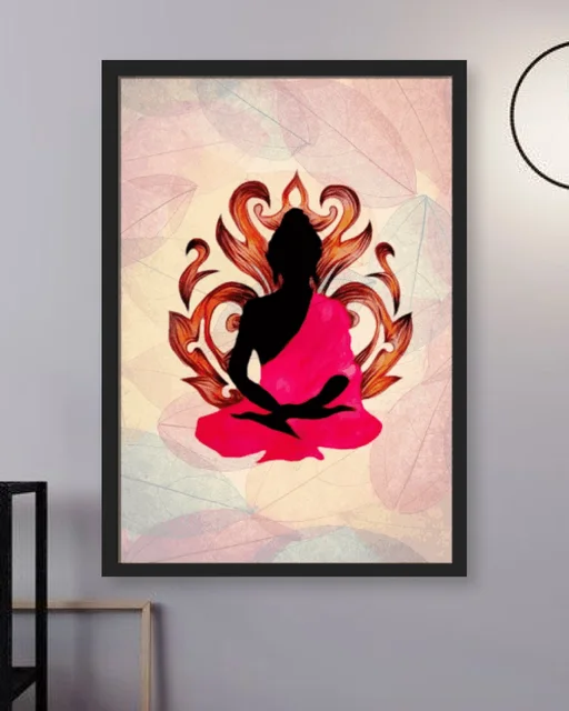 Peaceful Buddha Meditation Wall Decor