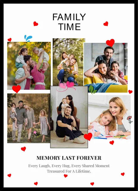 Personalized Family Moments Collage Frame – Forever Memories