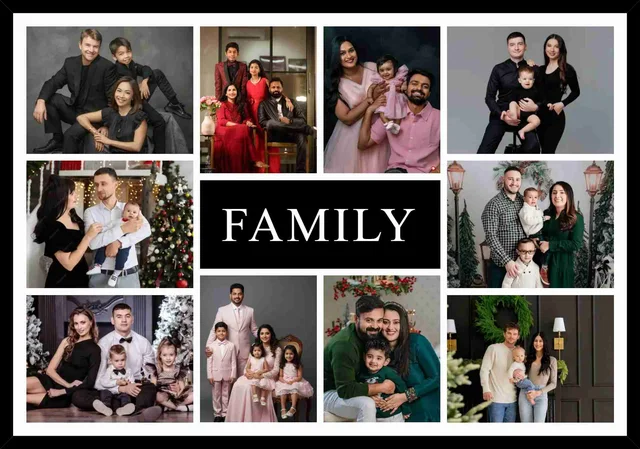 Custom Family Memories Wall Photo Frame