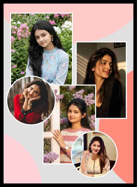 Personalized 5 Photo Collage Frame with Custom Pictures