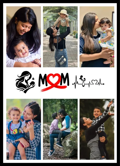 Personalized Mother Memory Photo Frame – MOM Love Collage Gift