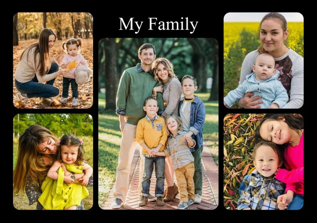 Personalized Family Collage Photo Frame