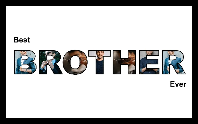 Personalized Brother Photo Frame – Customizable