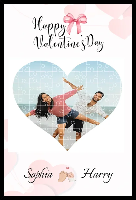 Valentine Photo Frame – Customizable