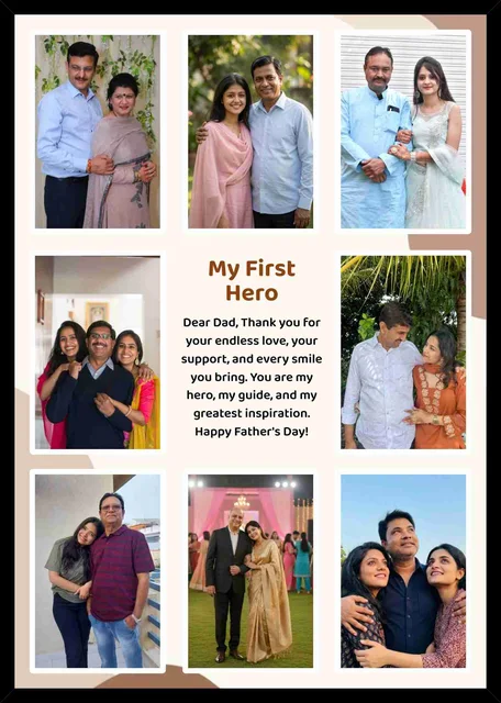Custom Family Memories Photo Frame for Dad