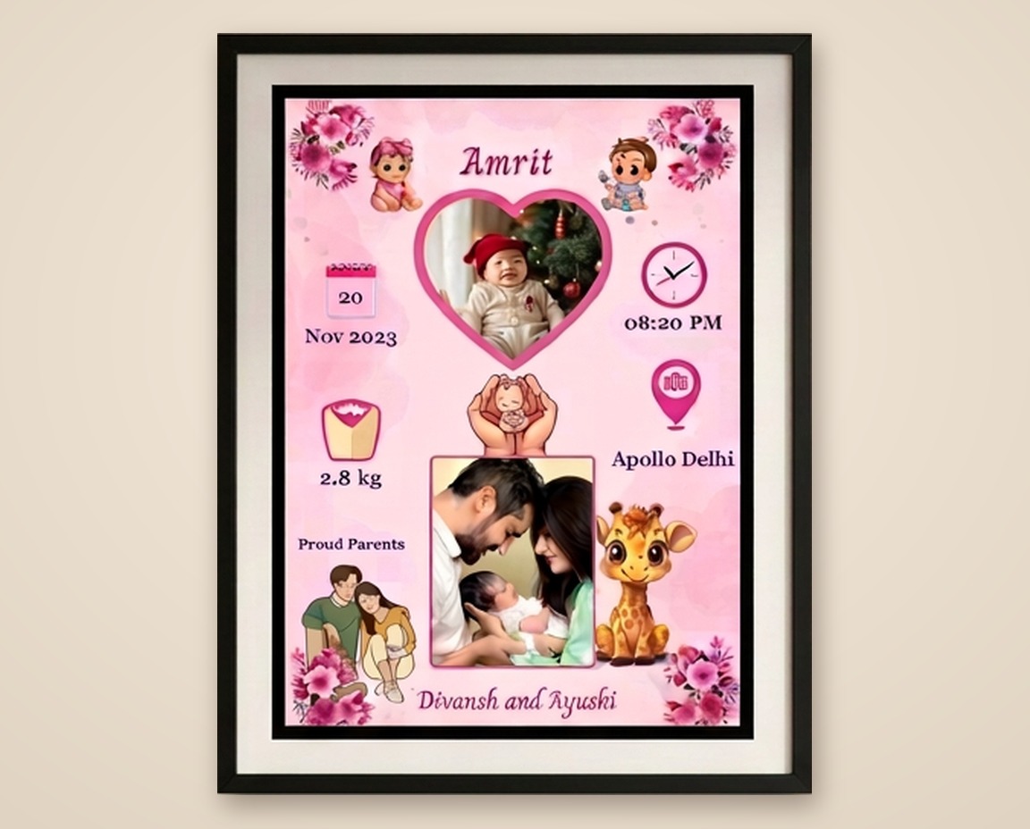Baby Birth Frame